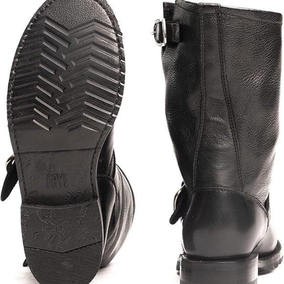 Frye Short Full Grain Leather Moto Boots- Gorgeous & Excellent condition! - Picture 4 of 7